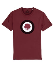 T-Shirt „Mod Burgundy“